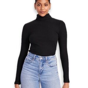 Time And Tru Classic Black Turtleneck Size Small
